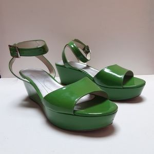 Kate spade platform patent leather shoes